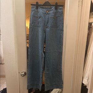 Stylish Blue Wide-Leg Jeans - Oprah’s fave